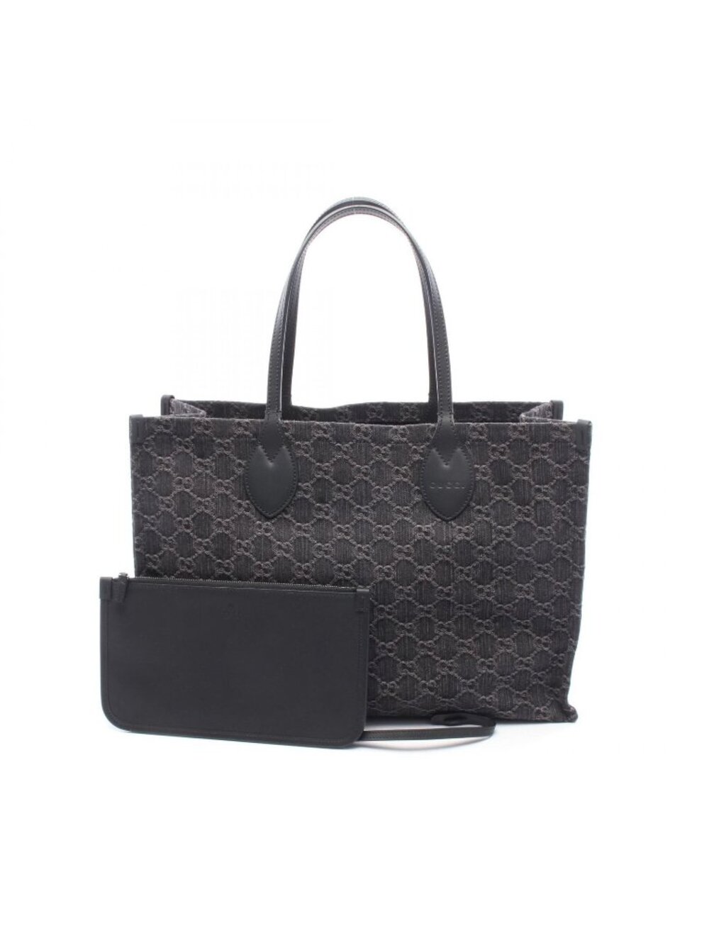 Gucci Tote Ophidia Large GG Denim Black